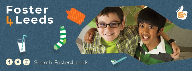 Urgent appeal for foster carers in Leeds: Foster4Leeds banner