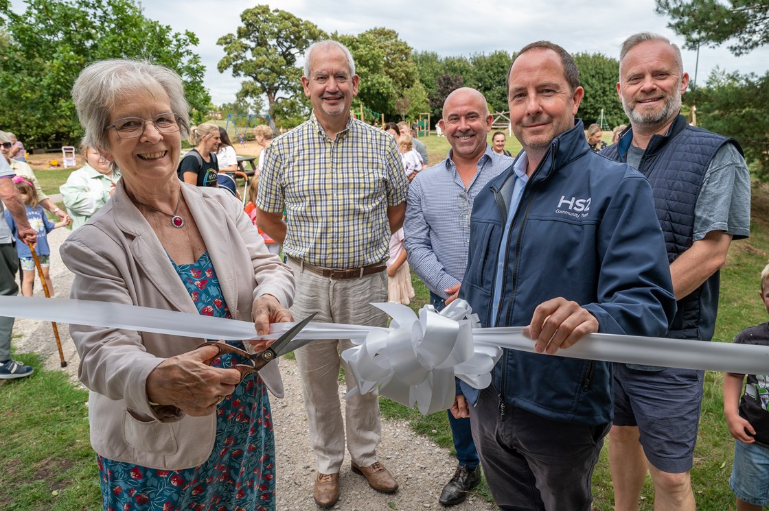 Fradley & Streethay Parish Council officially open the freshly refurbished play park