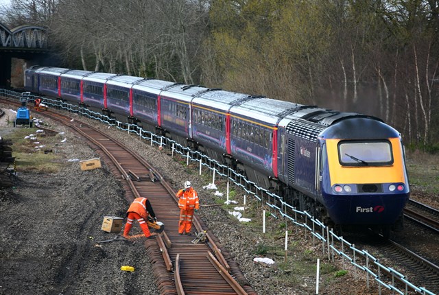 RAIL RELIEF FOR TAUNTON SERVICES: Engineers bringing Taunton relief lines up to speed