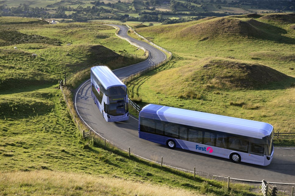 First Bus places one of UK’s largest ever EV bus orders with UK manufacturer Wrightbus following DfT ZEBRA funding award