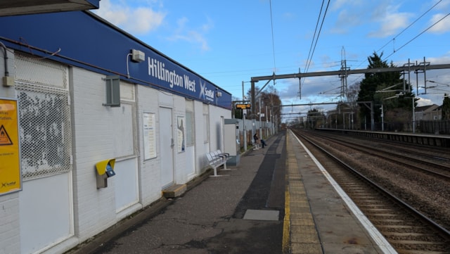 £2.9m improvement project for Hillington West station: Hillington West