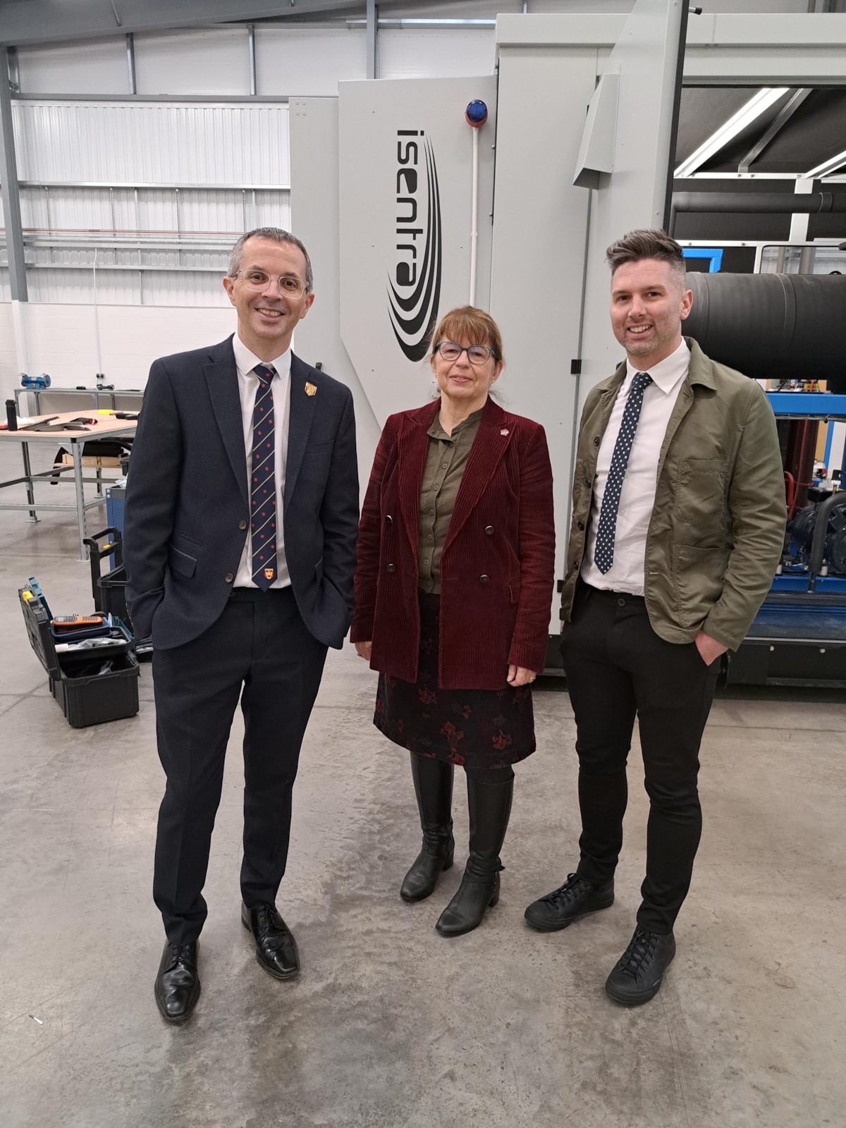 Pictured from left to right are County Councillor Aidy Riggott, cabinet member for Economic Development and Growth, County Councillor Jayne Rear, cabinet member for Education and Skills and County Councillor Ash Sutcliffe, lead member for Cultural Services and Skills.