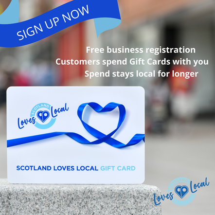 Scotland Loves Local gift card promo