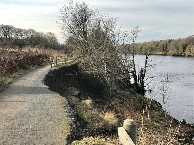 Turn back Tyne: Multi-million-pound scheme to protect railway in North East from river erosion gets underway: Multi-million-pound scheme to protect railway in North East from river erosion gets underway