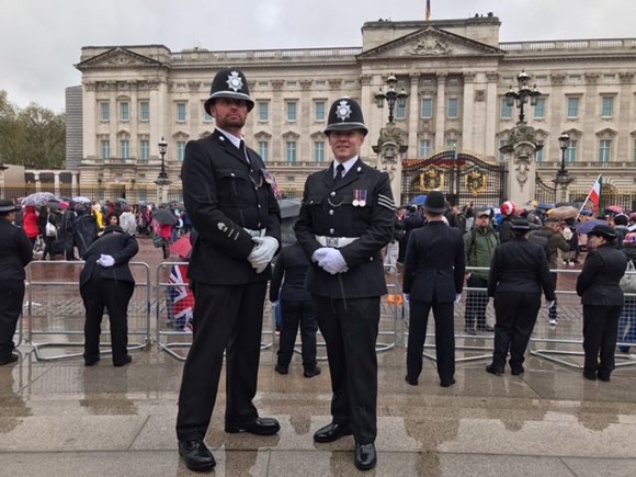 PC Andrew Poole of West Midlands Police Honour Guard