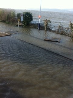 Flooding at Kirkby-in-Furness