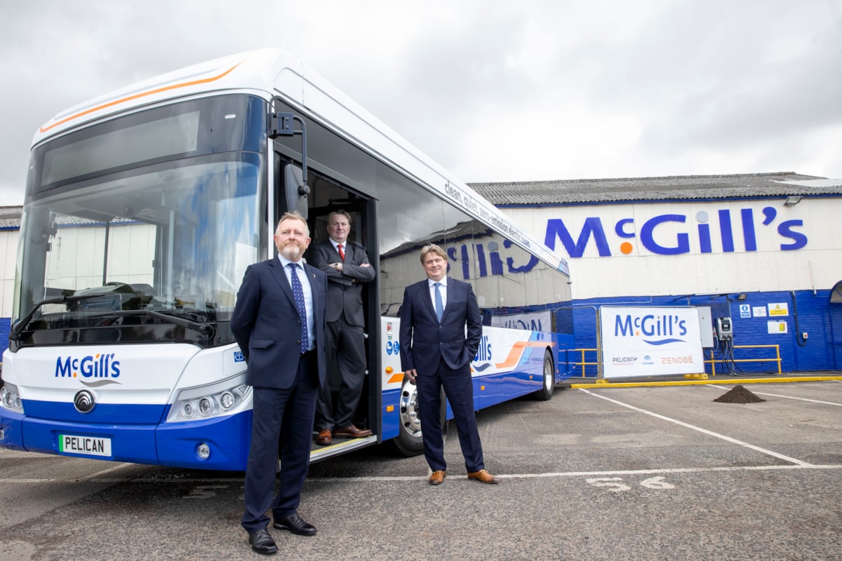 McGill's Group L-R - Ralph Roberts, Sandy Easdale, James Easdale