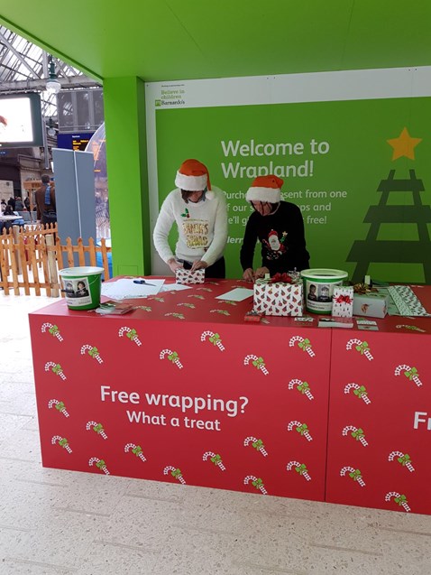 Wrapland - Glasgow Central booth 2