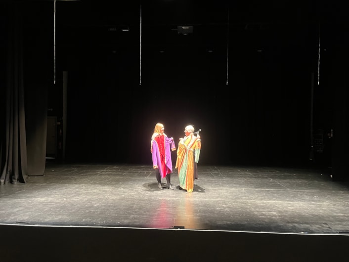 Carriageworks anniversary: Kath Harrison (R) and her daughter Helen Shippin (L) are integral parts of the hard-working costume and backstage team at The Carriageworks, which this year marks its 20th anniversary at the heart of the Leeds local performing arts scene.