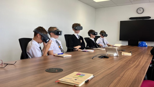 VR headsets used to deliver rail safety messages to pupils 2: VR headsets used to deliver rail safety messages to pupils 2