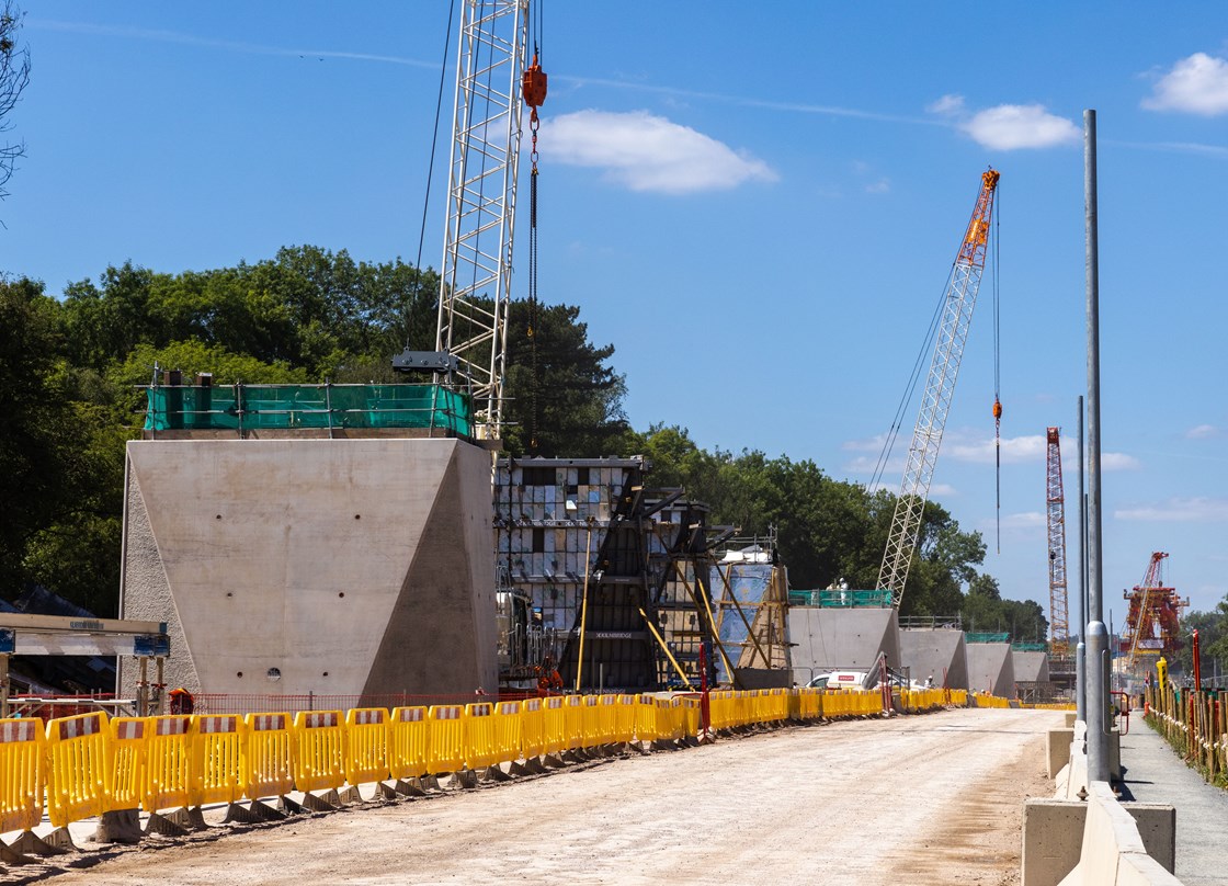 DWSC piers completed at Colne Valley Viaduct