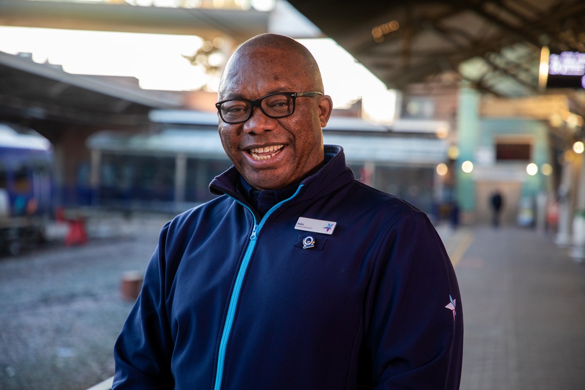 Hans Ekonje, a TransPennine Express (TPE) Driver Instructor based in Manchester has had his story celebrated as TPE continued its first Week of Inclusion.