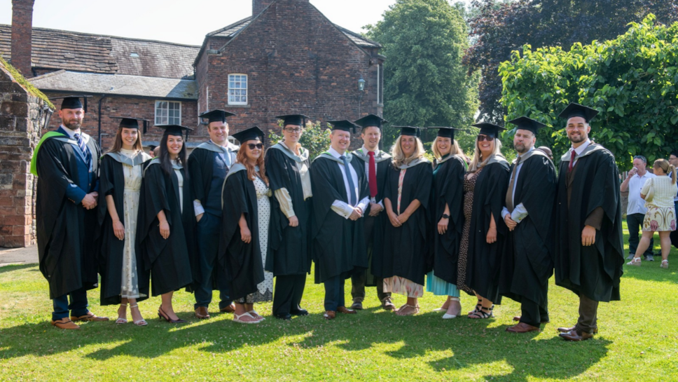 NWAS degree apprentices who graduated in Carlisle in July