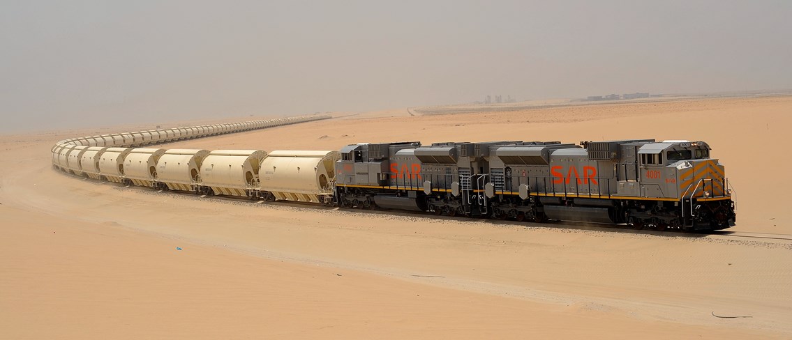 Saudi Arabia Railways phosphate train: Saudi Arabia Railways phosphate train