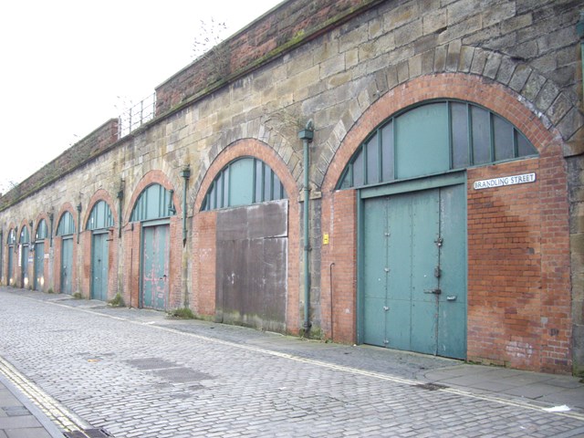 brandling street arches before development