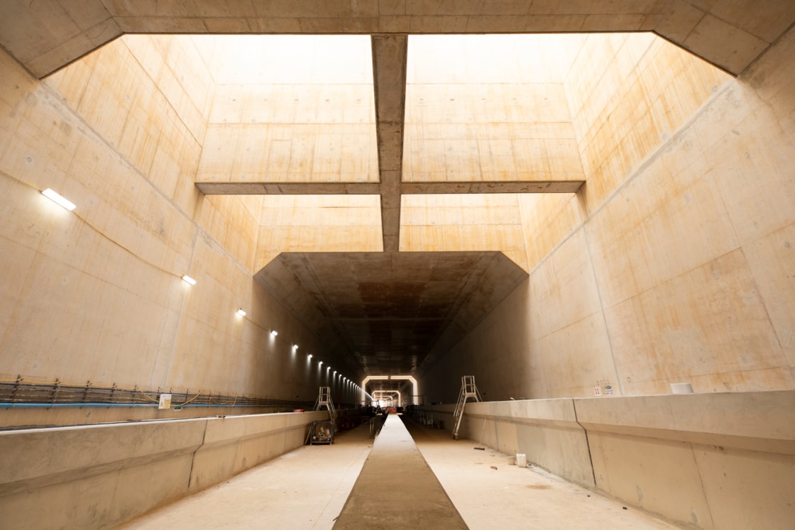 Inside Copthall tunnel August 2025-2