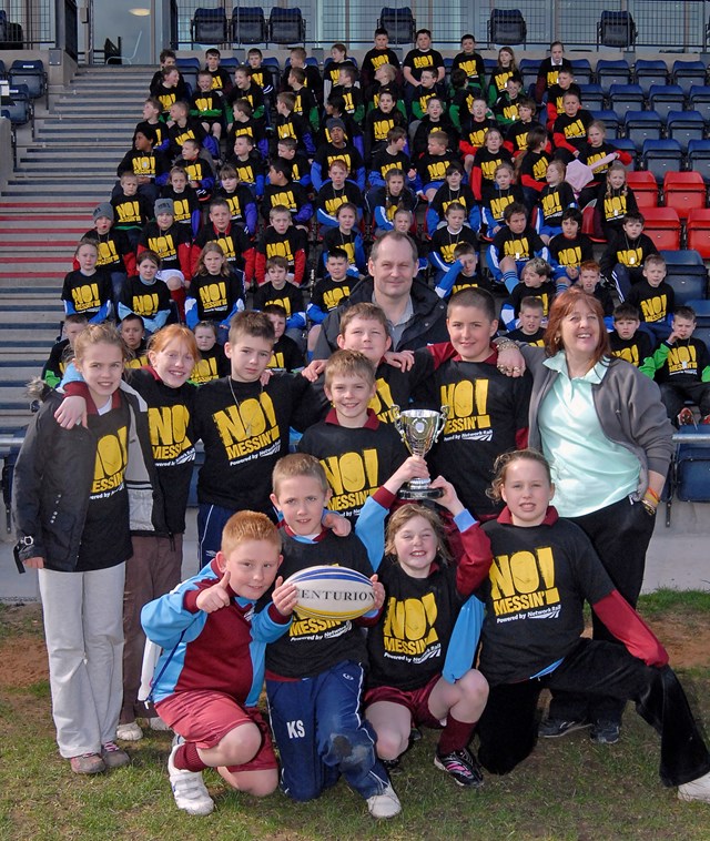 RAIL CRIME DOWN IN YORKSHIRE BUT WORK CONTINUES: Tag tournament players with Wendy Smith and Iain Coucher