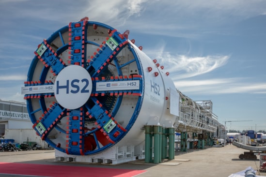 HS2 TBM Madeleine factory acceptance test at Herrenknecht in Germany: HS2 TBM Madeleine factory acceptance test at Herrenknecht factory in Germany