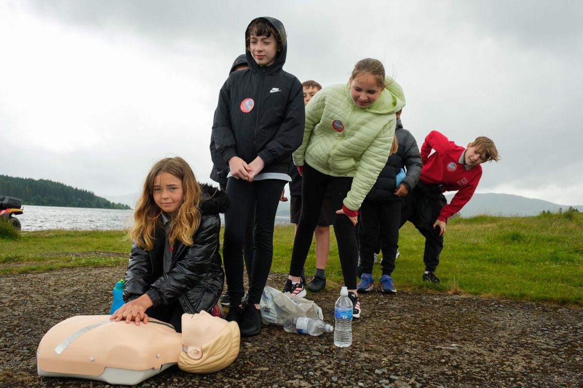 Loch Doon water safety training
