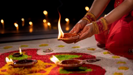 UKHSA urges eligible West Midlands people celebrating Diwali to prioritise flu and COVID-19 vaccination: DiwaliPIC1