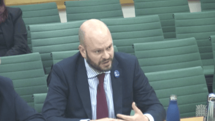 Mayor of Hackney, Philip Glanville at the Housing, Communities and Local Government Select Committee (Image Credit - parliament.uk)