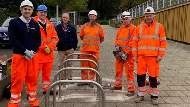 Bicycle rack donation gives boost to pedal power in Bristol schools: Redland Green School Bicycle Racks