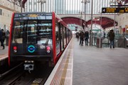 TfL Image - DLR train at Canary Wharf station