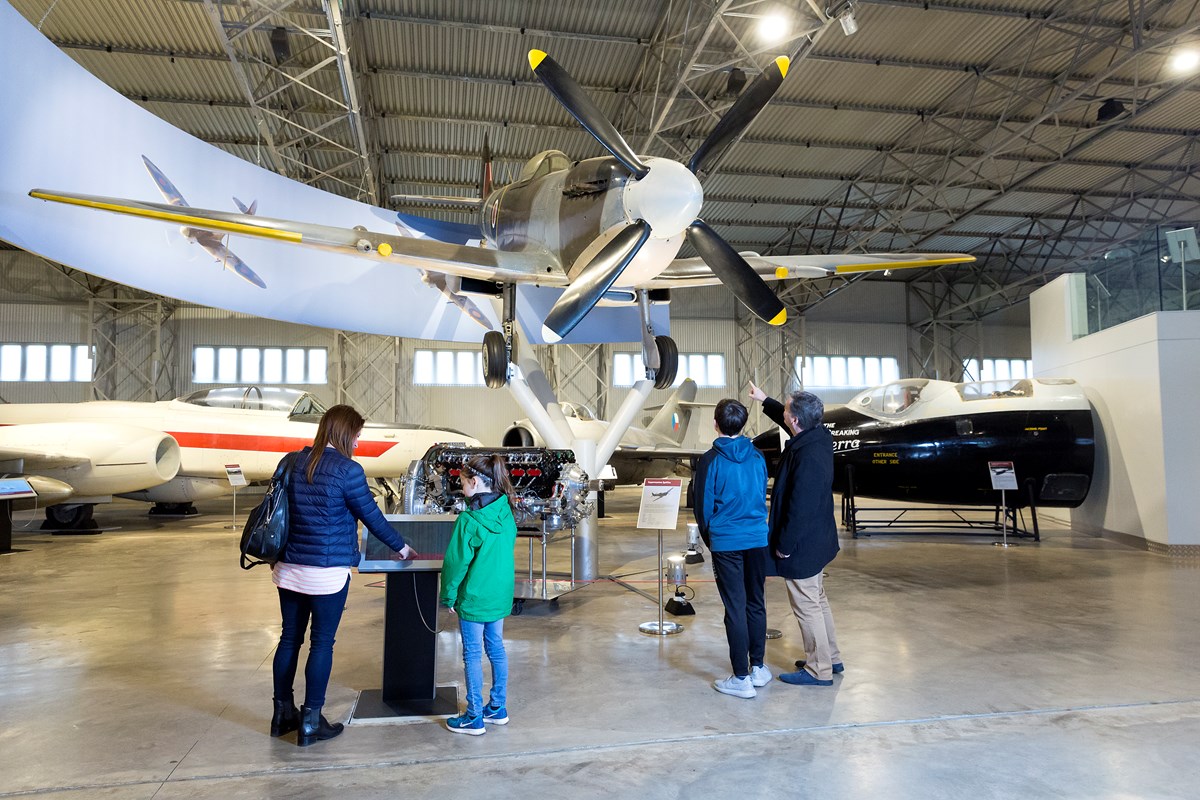 Families explore the National Museum of Flight. Image © Ruth Armstrong (7)