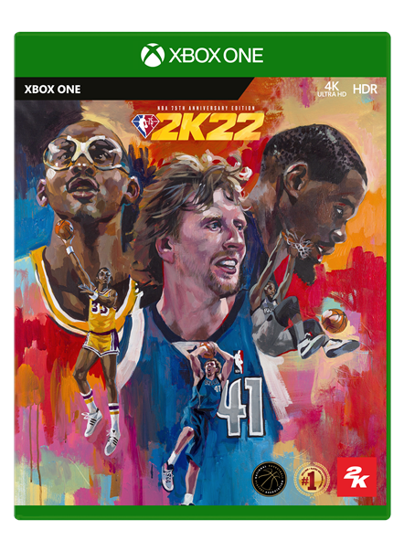 NBA 2K22 - Cover - NBA 75th Anniversary Edition - Xbox One