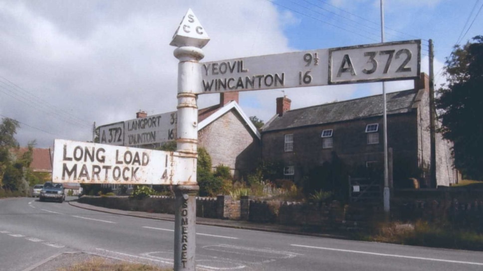 Martock signpost