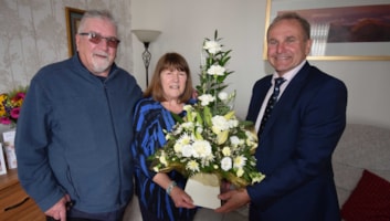 James and Esta Sim celebrate Golden Wedding Anniversary