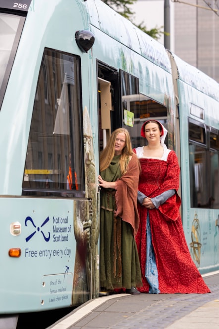 The National Museum of Scotland Tram launched this morning, 4 July. Photo (c) Duncan McGlynn (9)