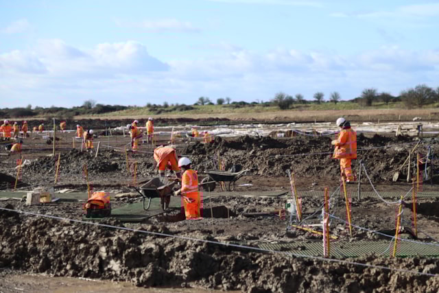 Archaeological excavations at Coalhouse Point - February 2026