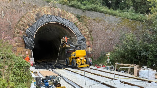 Trains running as normal on North Cotswolds line after engineering work completed: N Cots line work Aug 2025 2