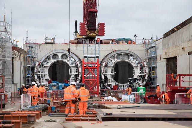Launch of HS2’s giant London tunnelling machine sparks local job opportunities