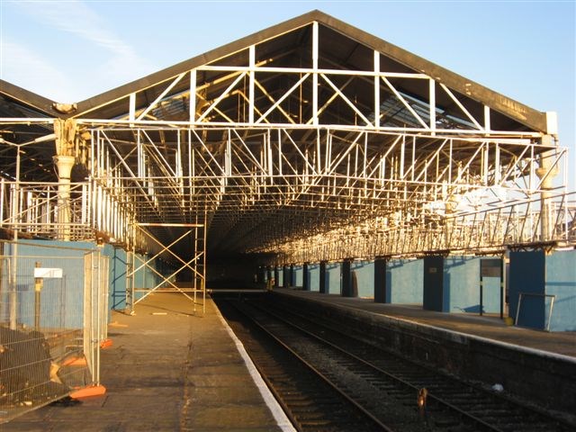 Southport station roof