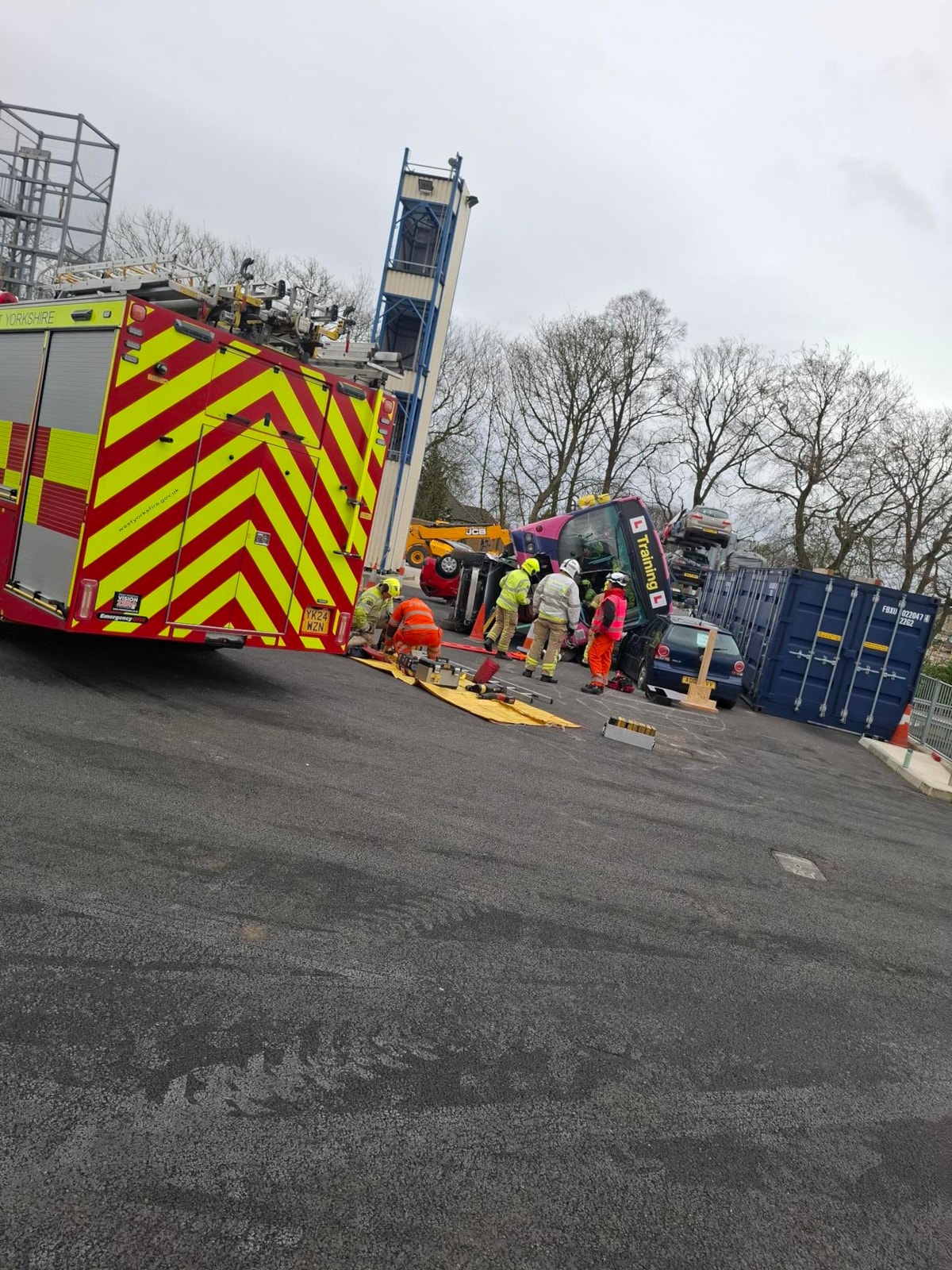 West Yorks Fire & Rescue Service training bus-4