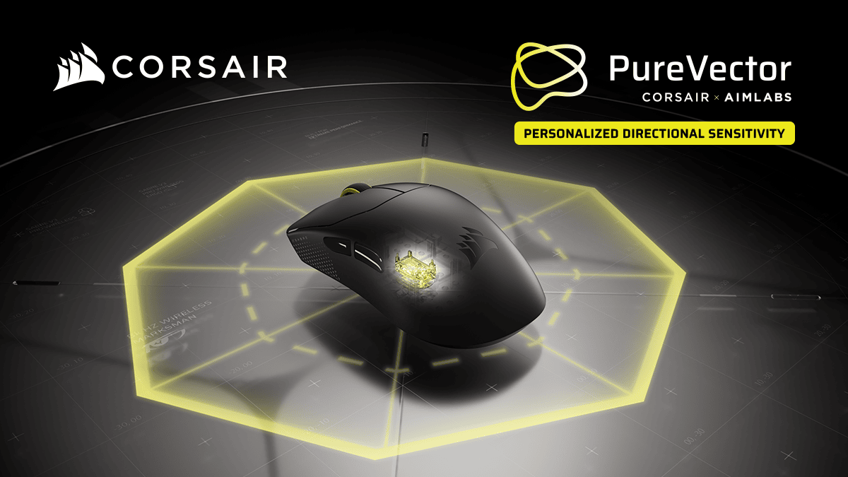 PureVector, tecnología de puntería personalizada exclusiva de CORSAIR