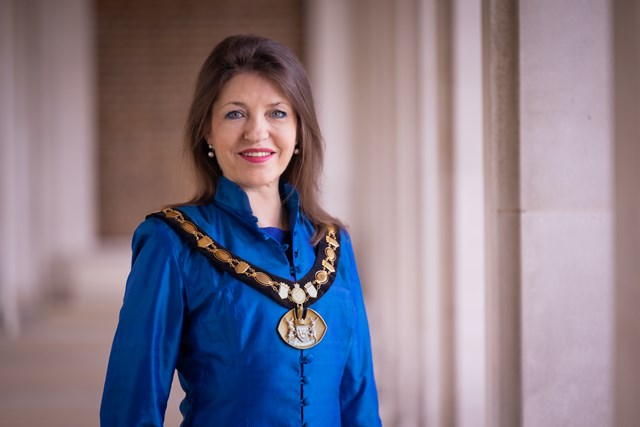 Cllr Annie Brewster, Chairman of Hertfordshire County Council