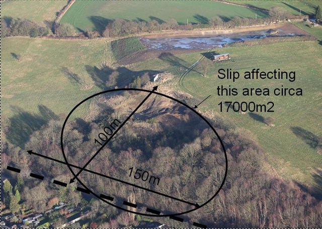 Hillside overview at Unstone