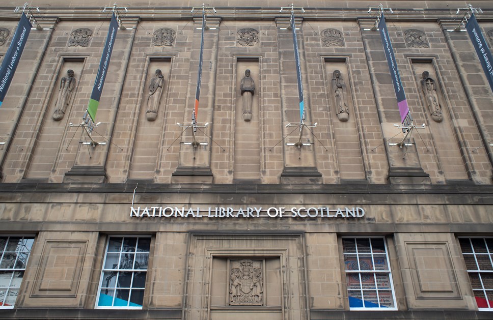 (4) National Library of Scotland George IV Bridge building, Edinburgh