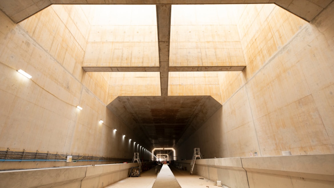 HS2’s reveals first completed ‘green’ tunnel: Inside Copthall tunnel August 2025-2
