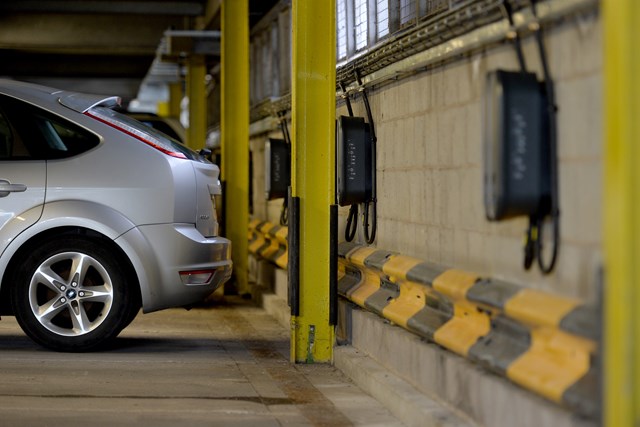 Leeds station multi-storey car park re-opens – boasting the first Network Rail electric charging points: Electric charging points are now available at Leeds train station
