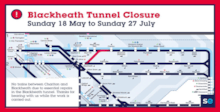 Blackheath tunnel closure 2025