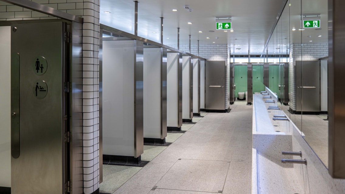 New toilets open at London Bridge station: London Bridge toilets 1