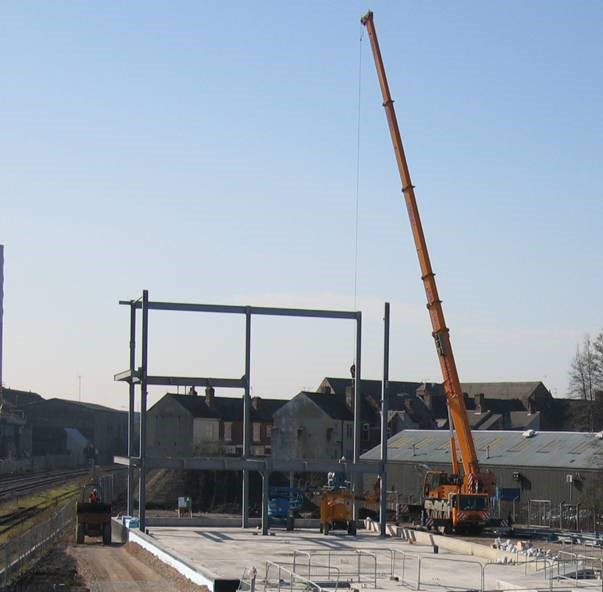 RENEWING THE RAILWAY IN THE EAST MIDLANDS THIS SUMMER: Construction at the new East Midlands Control Centre - Derby