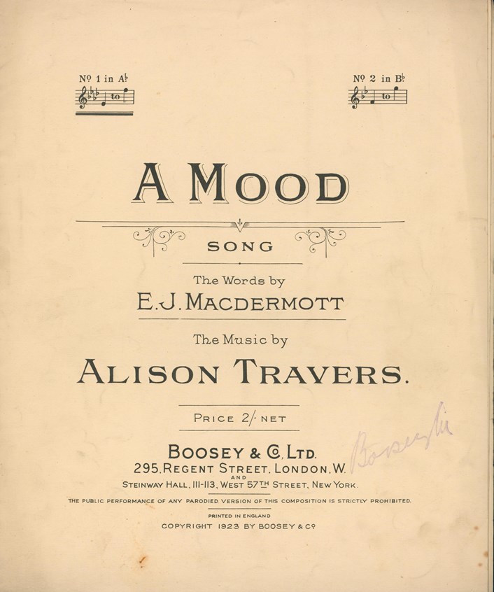 Alison Travers - A Mood 1923