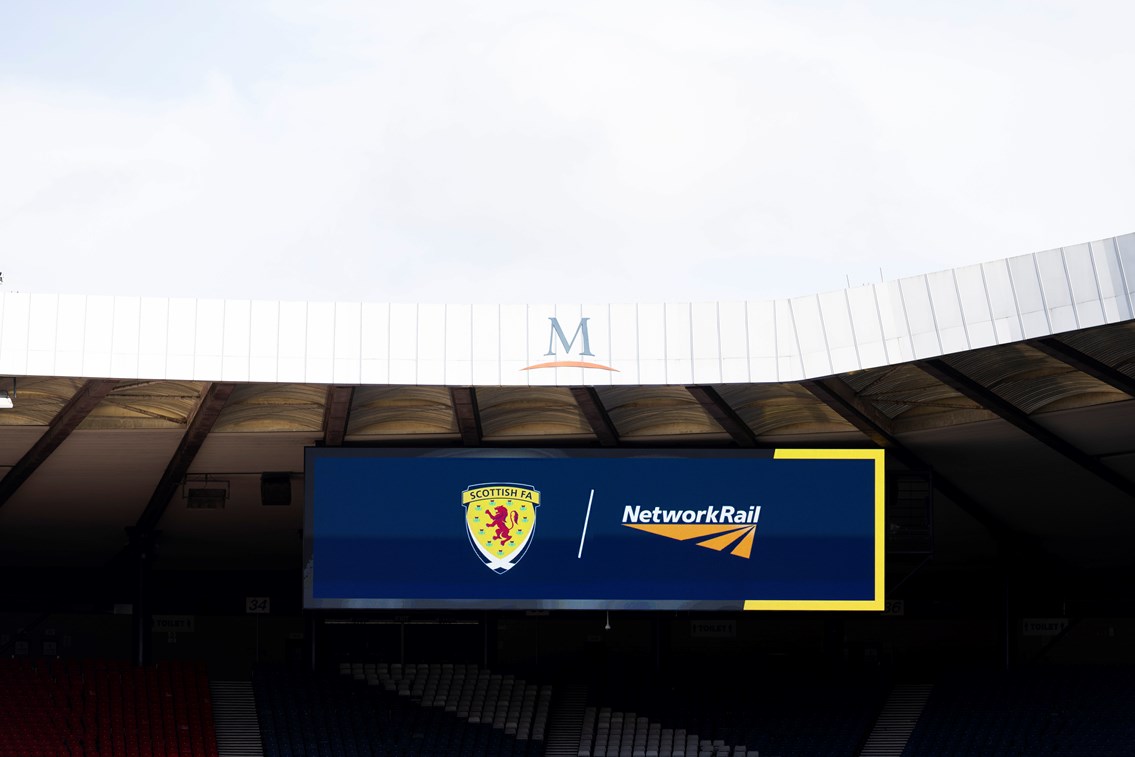 Network Rail Scottish FA partnership 10: GLASGOW, SCOTLAND - FEBRUARY 29: Network Rail announce a three-year partnership with the Scottish Football Association at Hampden Park, on February 29, 2024, in Glasgow, Scotland. (Photo by Paul Devlin / SNS Group)