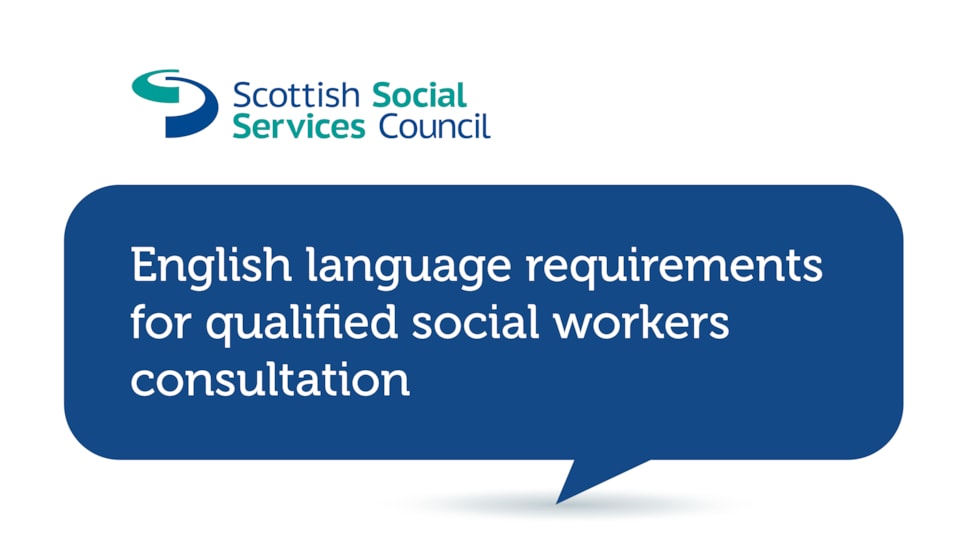 English language requirements for social workers consultation