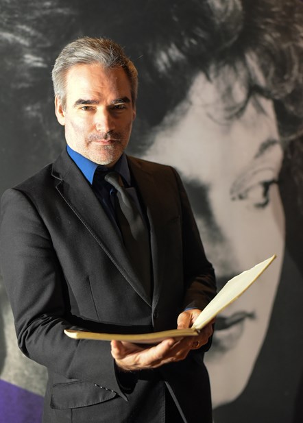 Dr Colin McIlroy, the National Library's Muriel Spark Project curator